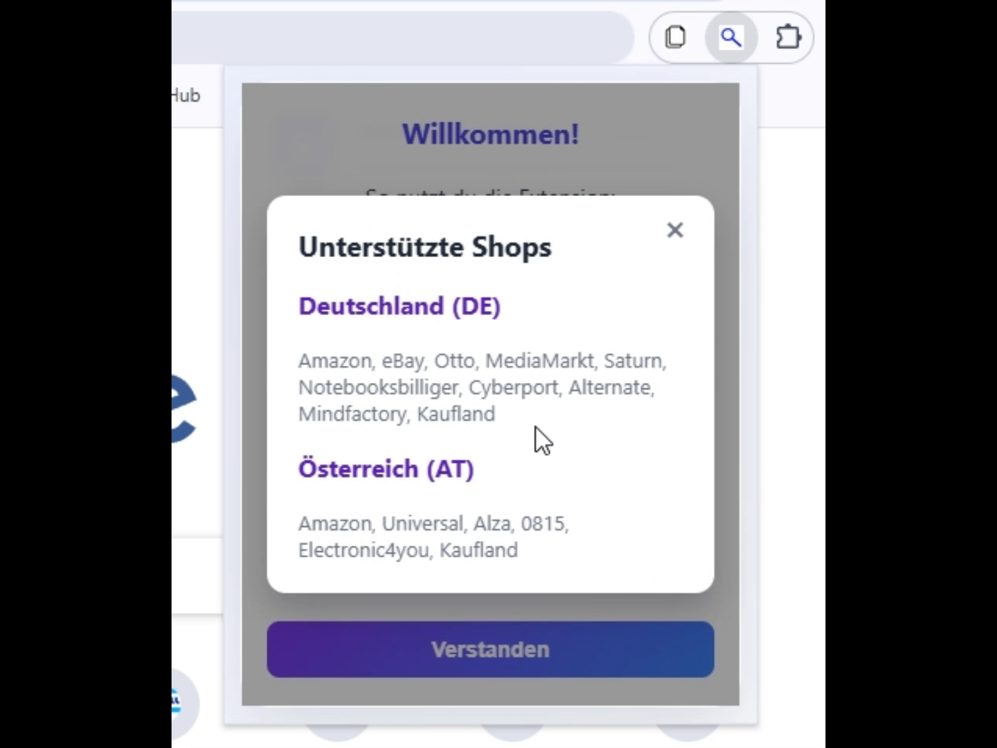 Screenshot Idealo Suchergebnis